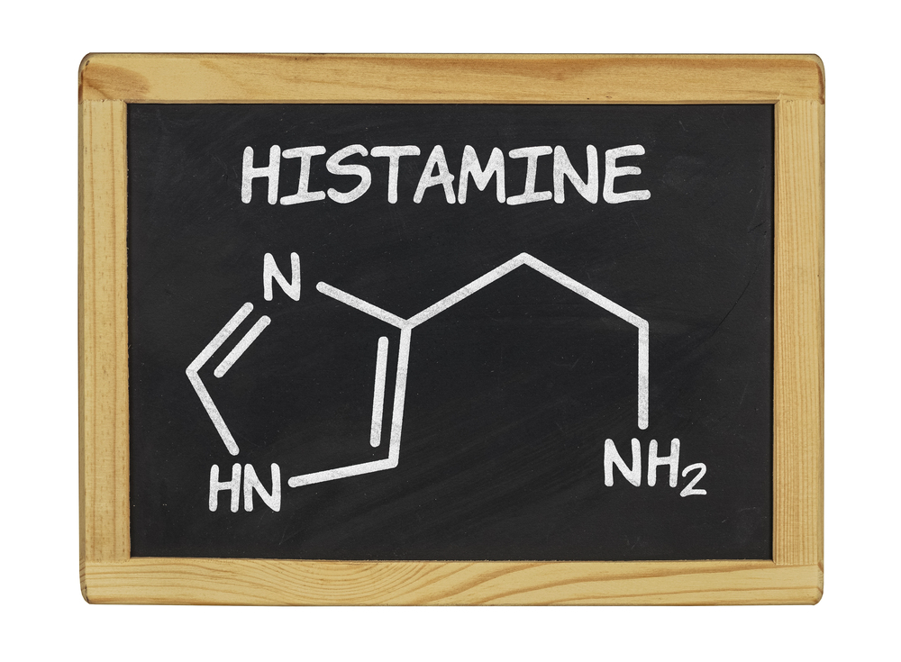 Image of histamine chemical formula